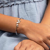 Butterfly Charm Open Bangle