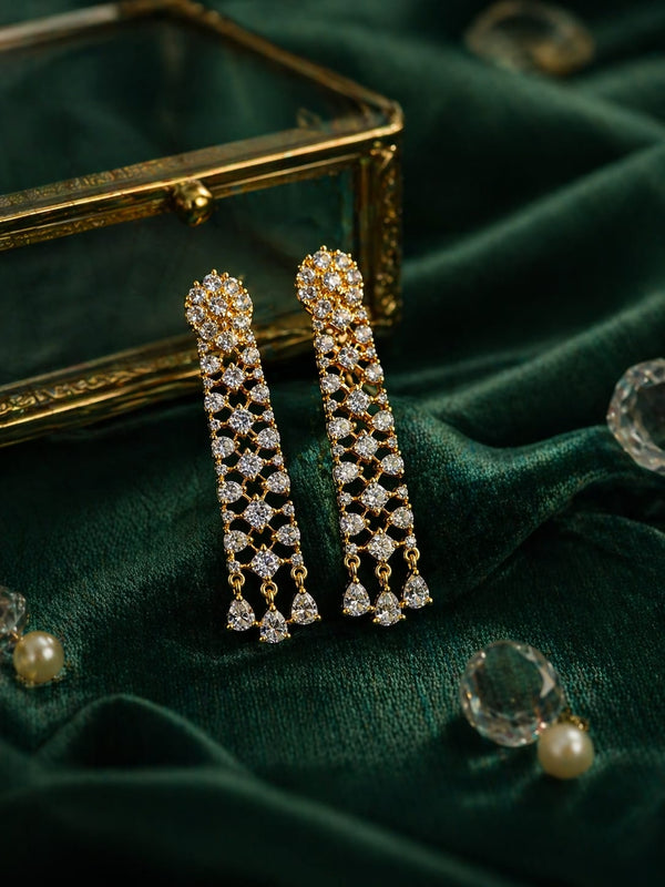 Crystal Cascade Earrings