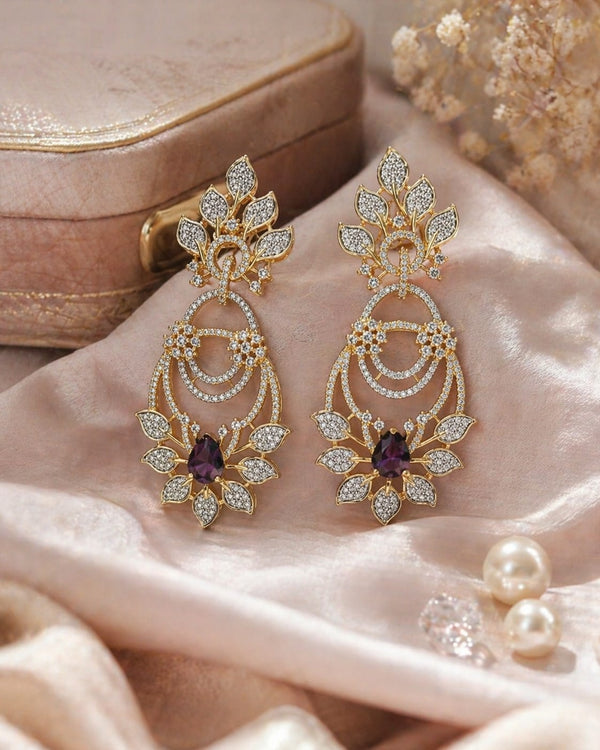 Amethyst Bloom Earrings