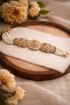 Pearl Kundan Bracelet
