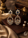 Midnight Lotus Earrings