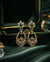 Emerald Lotus Earrings